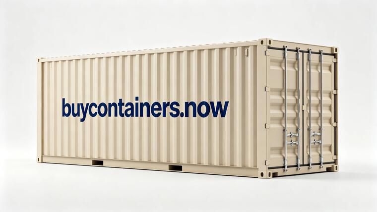 New 20FT standard container, sand beige