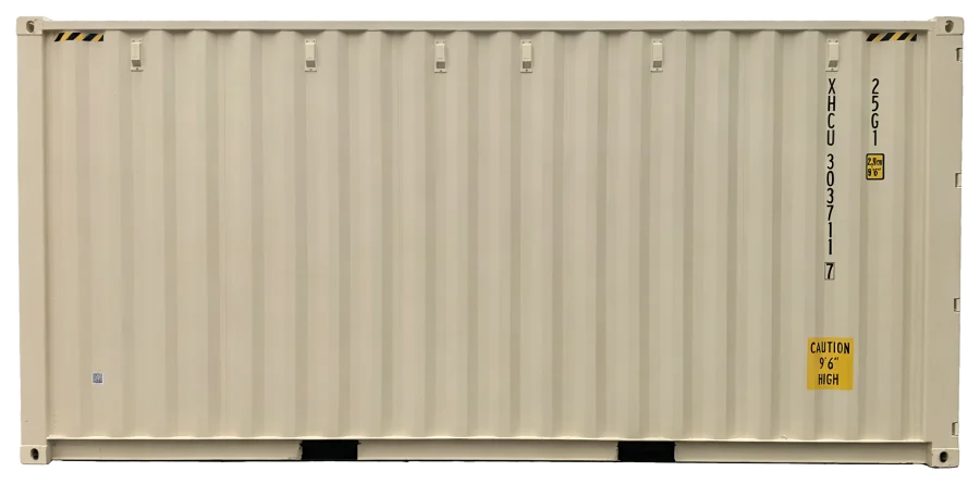 Neuer 20FT-Container, vollständiges Seitenprofil